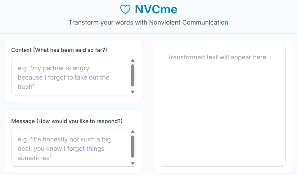 NVCMe: an online tool to help people communicate better